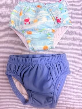 Primary Baby Swim Diaper - size 6-12 m & Sea Life Swim Diaper - size 6 m